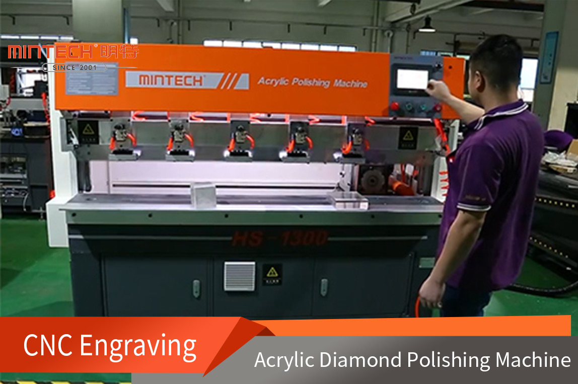 Acrylic diamond polishing machine